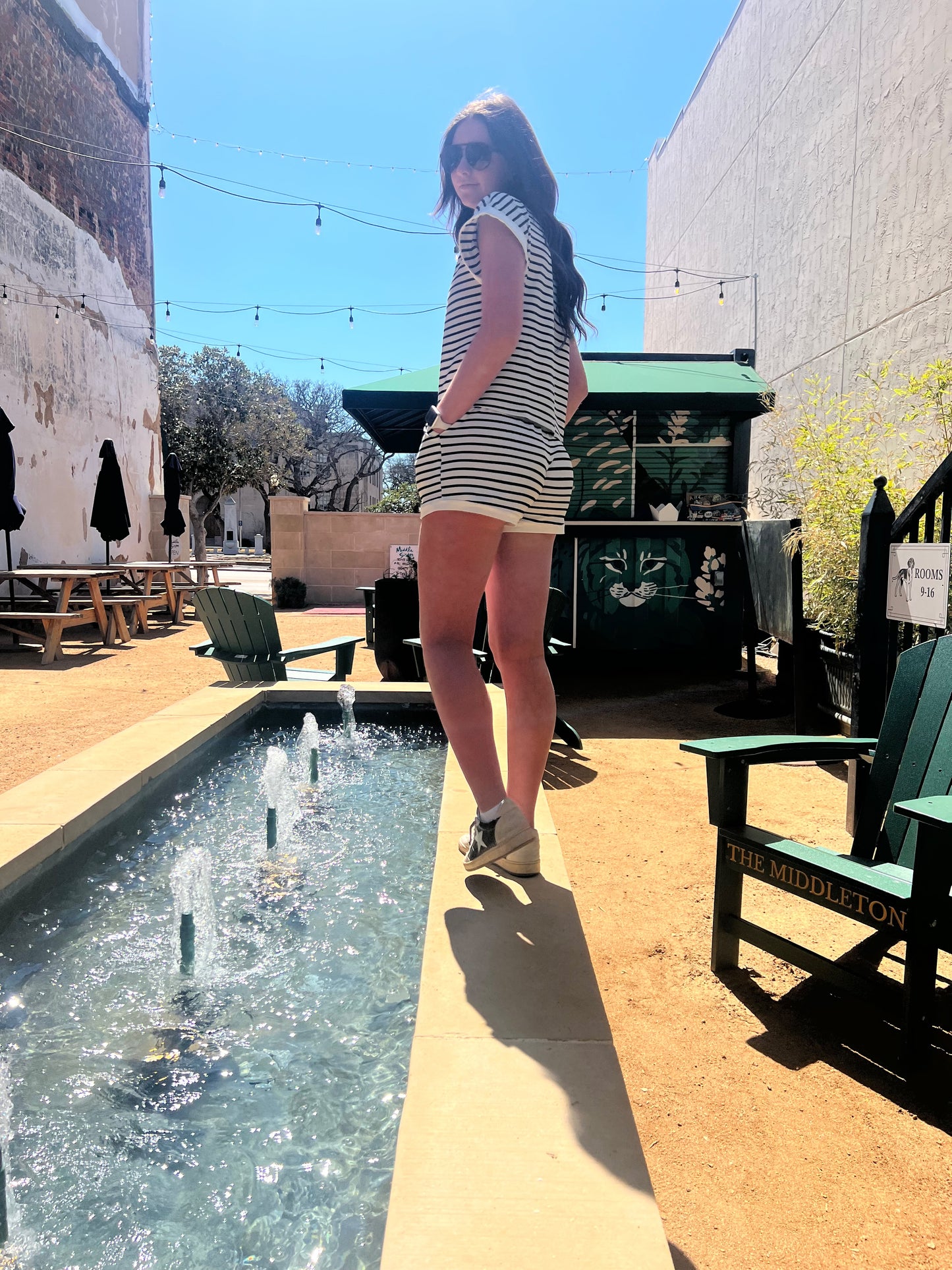 Stripe Short and Tee Set