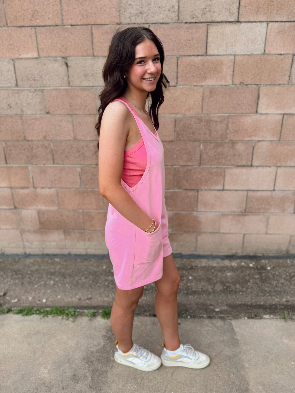Sleeveless Pocketed Romper