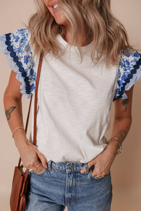 Bluebell Ruffle Tee