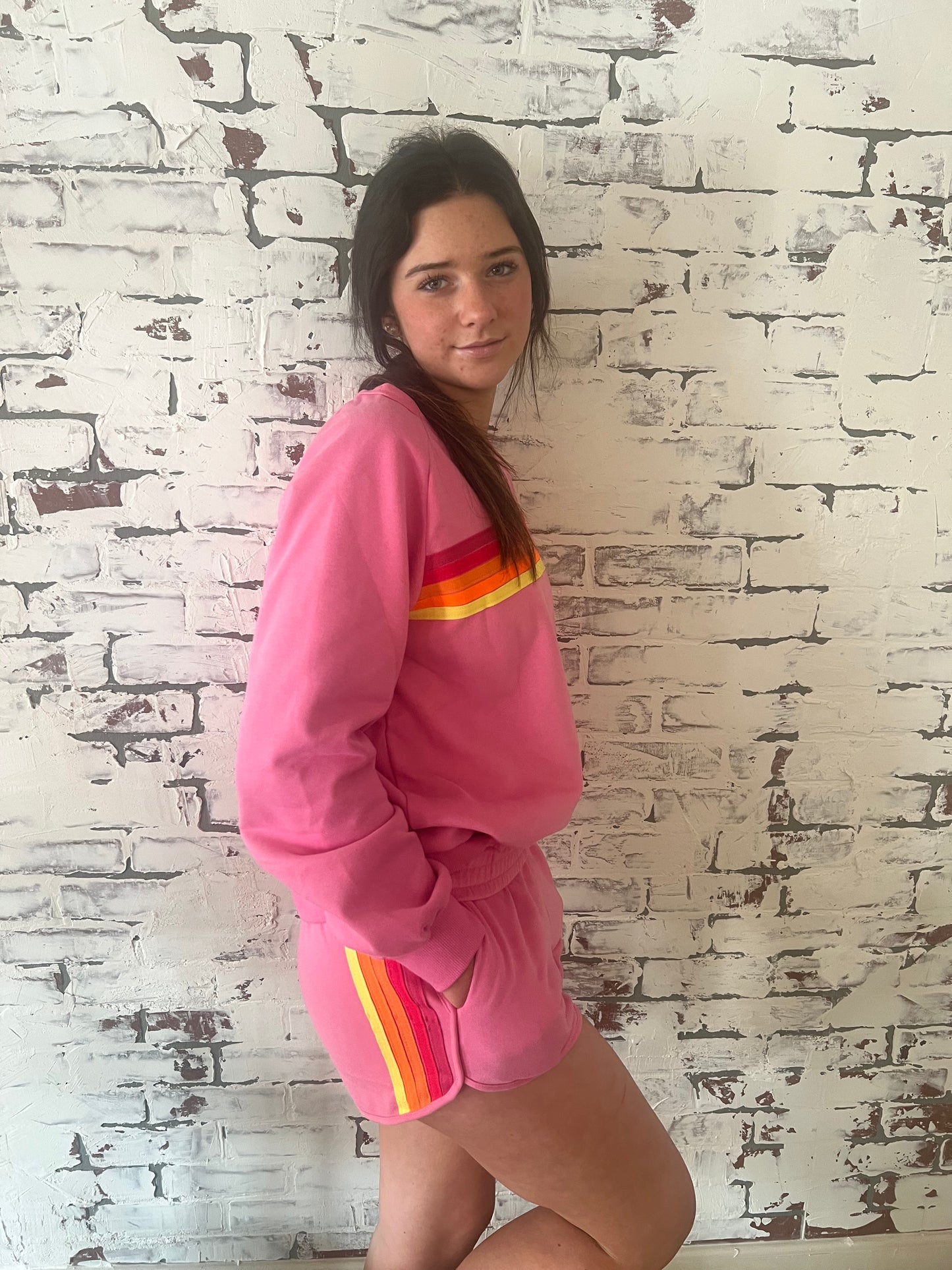 Pink Striped Set
